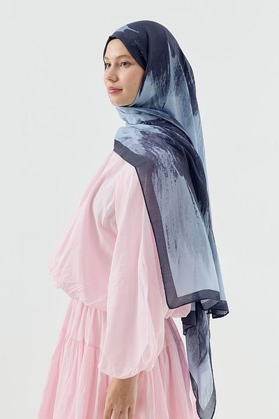Modakaşmir Melt Pattern Cotton Shawl