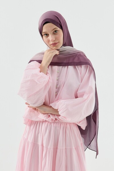 Modakaşmir Ombre Pattern Cotton Shawl