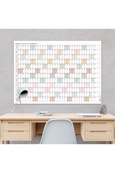 bi'aldım 2026 Yıllık Planlayıcı Duvar Takvimi, Planlayıcı Takvim, Yatay Poste...