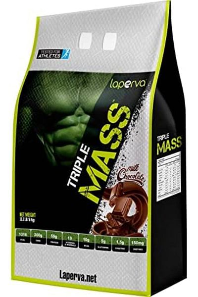 Laperva Triple Mass Gainer Protein Powder by Labyrv milk chocolate Flavor 13lba