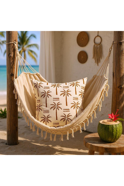 ozdesendesign غطاء وسادة على شكل نخلة