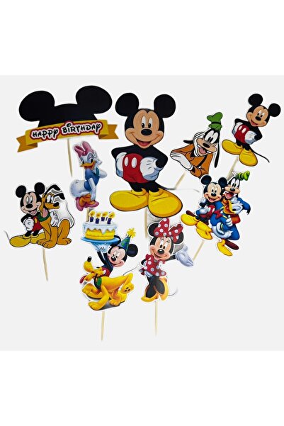 Mickey Mouse Set decoratiuni tort Micky Mouse 5-15cm