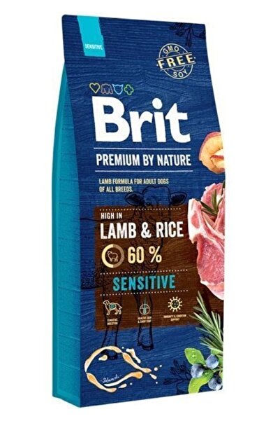 Brit Care Premium By Nature Sensitive Kuzu Etli Pirinçli Yetişkin Köpek Mamas...