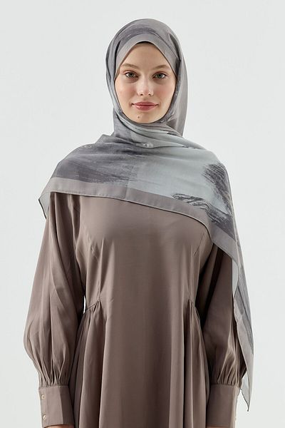Modakaşmir Melt Pattern Cotton Shawl