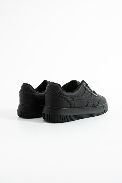 L.A Polo Men's Black Sneakers