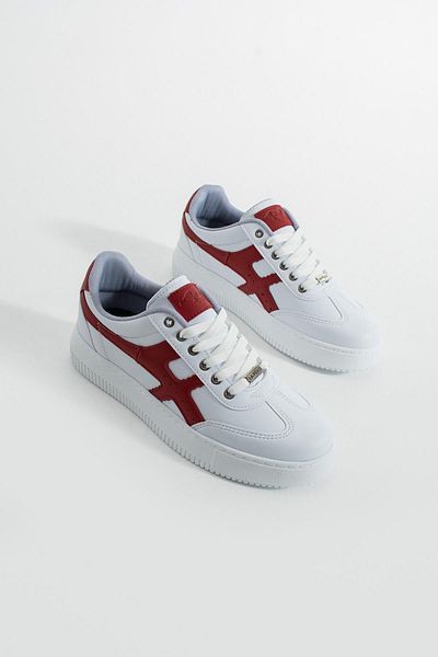 L.A Polo White Red Men's Sneakers