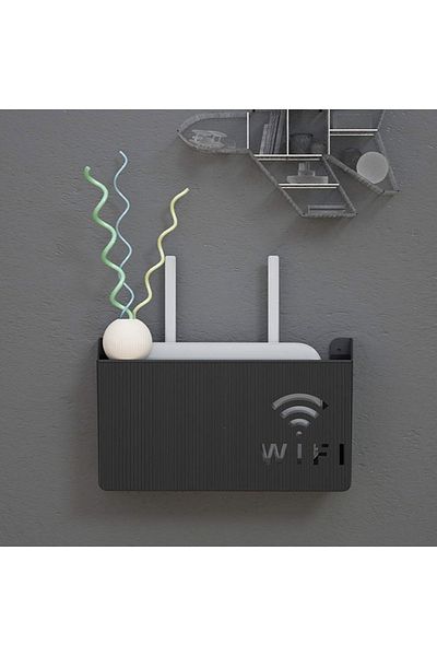 OEM Wireless Router Support 245x140x60 mm wall mountable, Accessories included, black