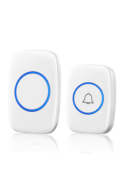 VisionHub Sonerie wireless cu buton impermeabil, rezistență la apă, volum reg...