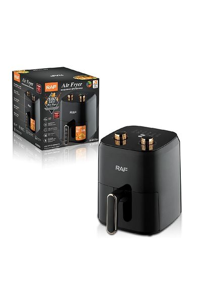 divendi-ro Air Fryer Air Fryer, RAF R5237, 1300 W, 3 L, 12 programs, 25x20x28 cm, black/white, White