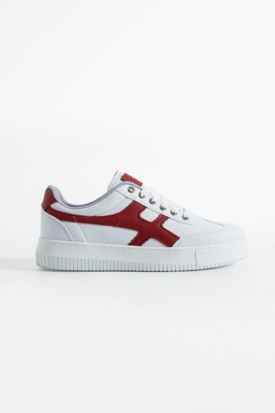 L.A Polo White Red Men's Sneakers
