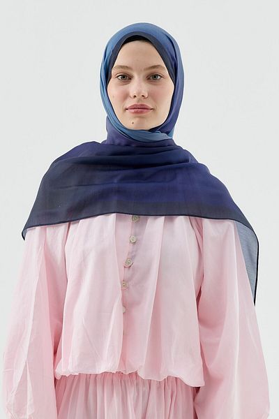 Modakaşmir Mirage Pattern Cotton Shawl
