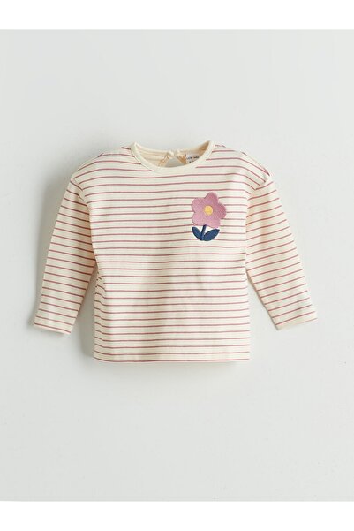 LC Waikiki Lcw Baby New Season Crew Neck Baby Girl Blouse and Leggings 2-Pack