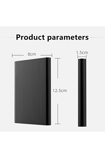 FİDECO Carcasă externă pentru hard disk de 2,5 inch, HDD/SSD Sata Rack, FIDECO, USB 3.0, aluminiu, negru