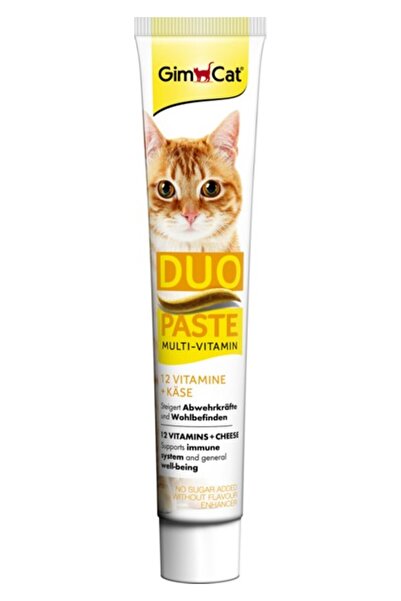 Gimcat Multi-Vitamin Duo Paste Peynir + 12 Vitaminli 50gr