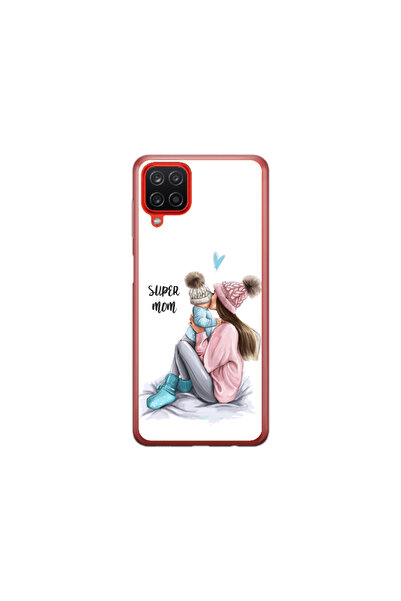 Atlas Husa Silicon HQCover compatibila cu Samsung Galaxy A12, Super Mom, SP1M...