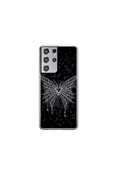 Atlas Θήκη HQCover από σιλικόνη συμβατή με Samsung Galaxy S22 Ultra, Butterfl...