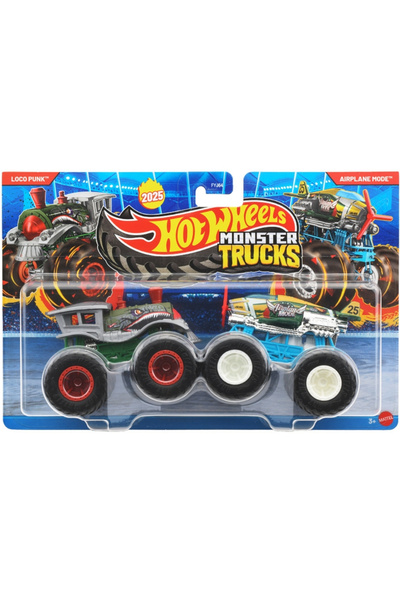 HOT WHEELS Hotwheels Monster Trucks Güçlü Ikili Arabalar - 1:64 jcc66
