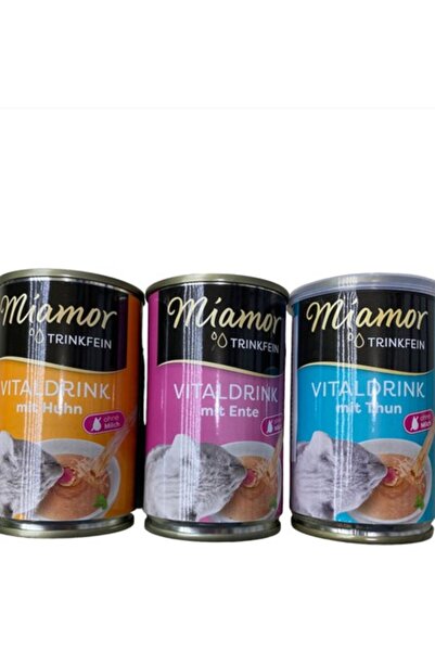 Miamor Vitaldrink Konserve Kedi Çorbası Sıvı Desteği Karma Paket 3X135ML