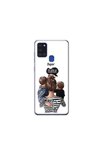 Atlas Θήκη HQCover από σιλικόνη συμβατή με Samsung Galaxy A21s, Super Mom of ...
