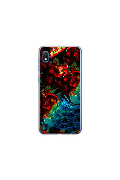 Atlas Husa Silicon HQCover compatibila cu Samsung Galaxy A10, Explozie de cul...