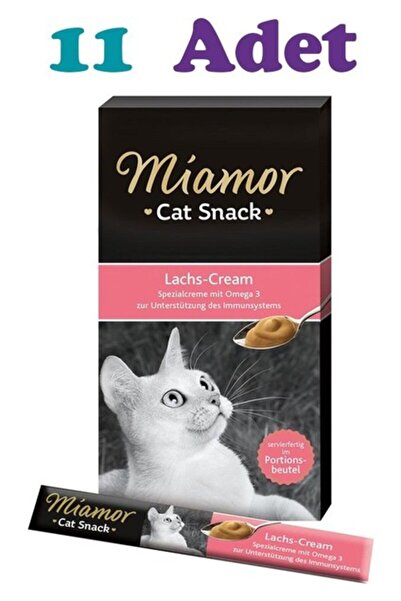 Miamor Lachs Cream Somonlu Kedi Ödül Maması 15 Gram 11'li