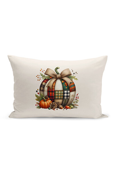 Bertille Home Φθινοπωρινή σειρά - Κάλυμμα μαξιλαριού με ριχτάρι διπλής όψης (...