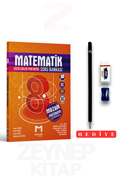 Mozaik Yayınları 8.Sınıf Çözülebilir Yeni Nesil Matematik Soru Bankası(Kalem ...