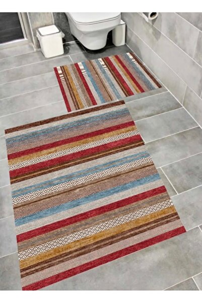 Home Su itici özellikli ikili banyo paspas takımı