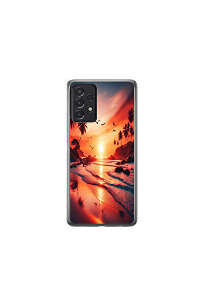 Atlas Θήκη HQCover από σιλικόνη συμβατή με Samsung Galaxy A52s 5G, Sunset, SP...
