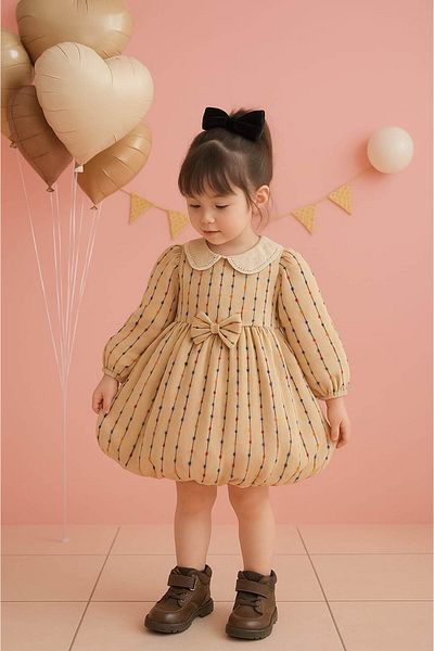 falcomini Girl Child Dress for Daily Special Occasions 2/7 Years