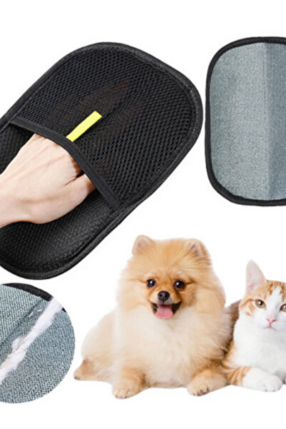 Genel Markalar Vetrisil Çift Taraflı Statik Kedi Köpek Tüy Temizleme Eldiveni Giysiler Mobilyalar Halılar İçin