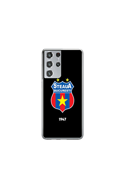 Atlas Husa Silicon HQCover compatibila cu Samsung Galaxy S23 Ultra, Steaua Bu...