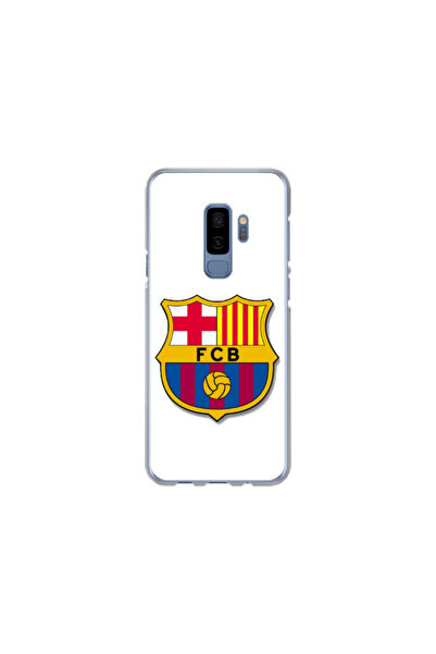 Atlas Husa Silicon HQCover compatibila cu Samsung Galaxy S9 Plus, Fotbal FCB,...