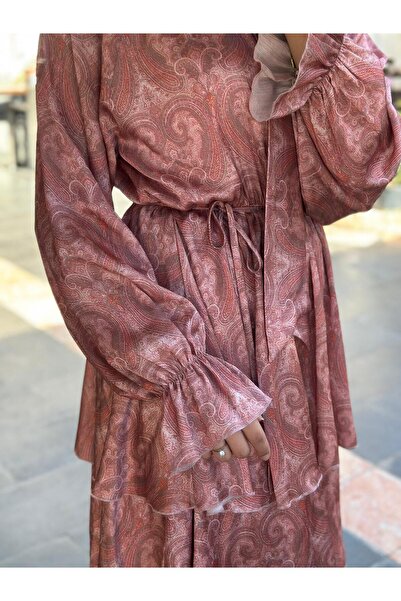 Loue Butik Somon Tesettür Elbise