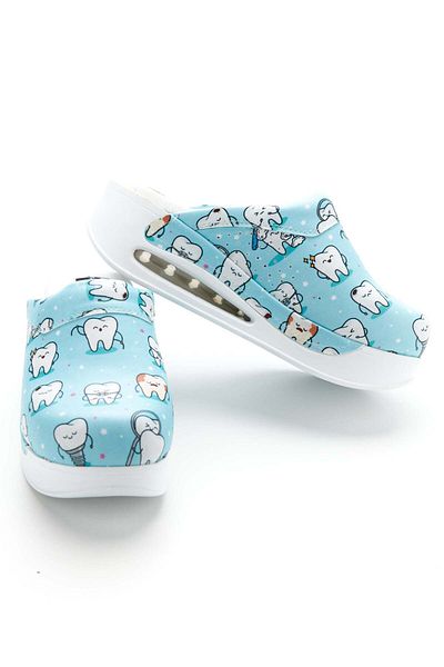DRMOON Blue orthopedic medical clogs for women Airmax medical Dentist turquoise
