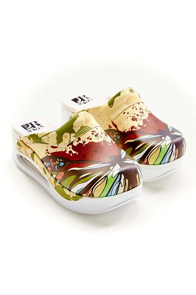 DRMOON Yellow orthopedic medical clogs for women Airmax Butterfly