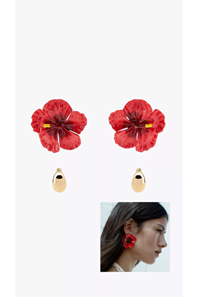 Bo Takı ve Aksesuar Çiçek küpe seti