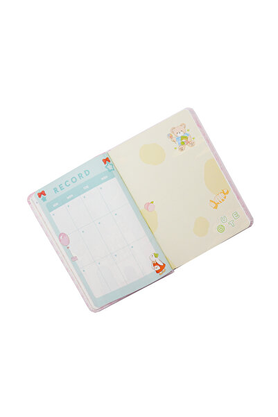 repro design A5 Concept Notebook with Mirrored Leather Cover, 80 Sheets (Cover Color Sent According to Stock Status)