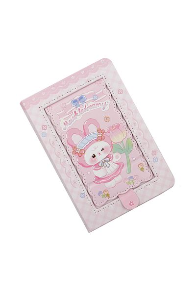 repro design A5 Concept Notebook with Mirrored Leather Cover, 80 Sheets (Cover Color Sent According to Stock Status)