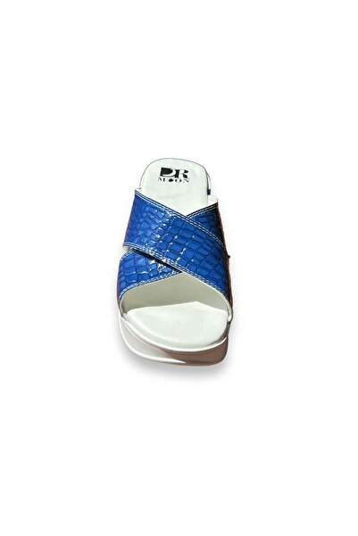 DRMOON Sandale ortopedice cu barete, femei, albastru