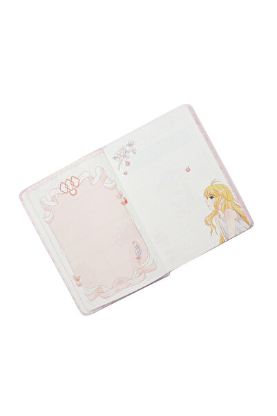 repro design A5 Concept Notebook with Mirrored Leather Cover, 80 Sheets (Cover Color Sent According to Stock Status)