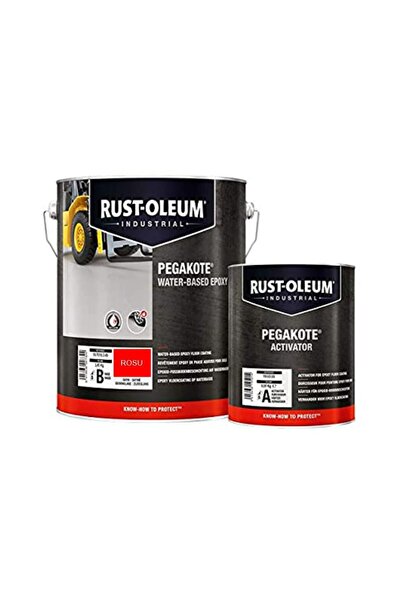 OEM Vopsea Epoxidica Pegakote Trafic Greu Rosu-Trafic Auto 4 Litri