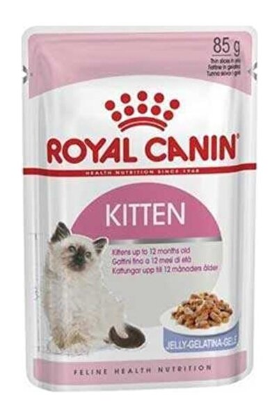 Royal Canin Kitten Instinctive in Jelly Kitten Gel Canned 85Gr * 12 Pcs