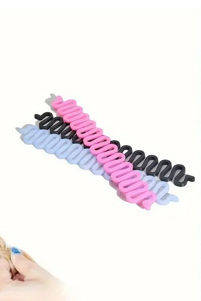 MİNGODAN Colorful Hair Knitting Apparatus Easy Hair Collection Knitting Easy Hair Collection Knitting Making Buckle Hair Styling