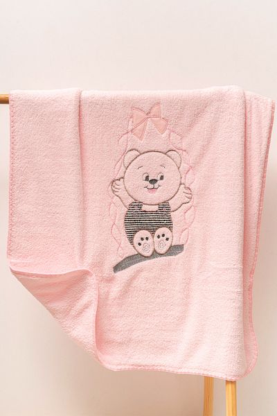 MAHFEL 100% Welsoft Thick Double Layer 1St Class Baby & Kids Blanket Pink