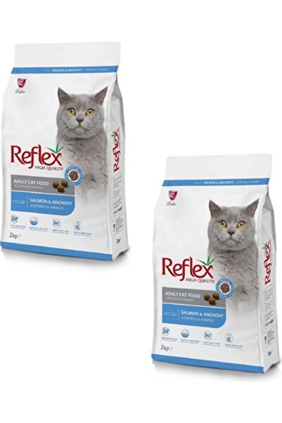 Reflex Salmon Anchovy Somonlu ve Hamsili Yetişkin Kedi Maması 2 kg (2 Adet) (V2)