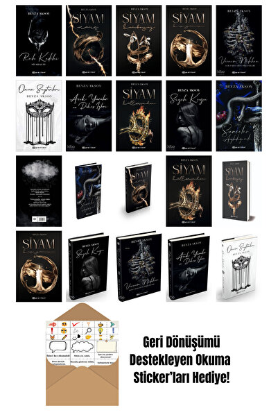 Epsilon Yayınevi Beyza Aksoy 20 Kitap Seti + Okuma Sticker'ları