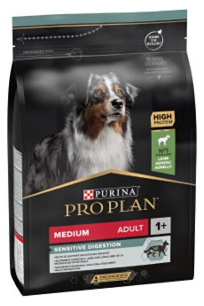 Pro Plan Proplan Medium Adult 3kg Kuzulu Köpek Sensitive Digestion Kuzulu Yetişkin Köpek Maması