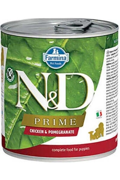 N&D Nd Tahılsız Tavuklu ve Narlı Yetişkin Köpek Konservesi 285 gr