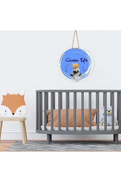 ENCİVA İSME ÖZEL BEBEK ODASI KAPI SÜSÜ HASTANE GİRİŞİ KAPI SÜSÜ YENİ DOĞAN HE...